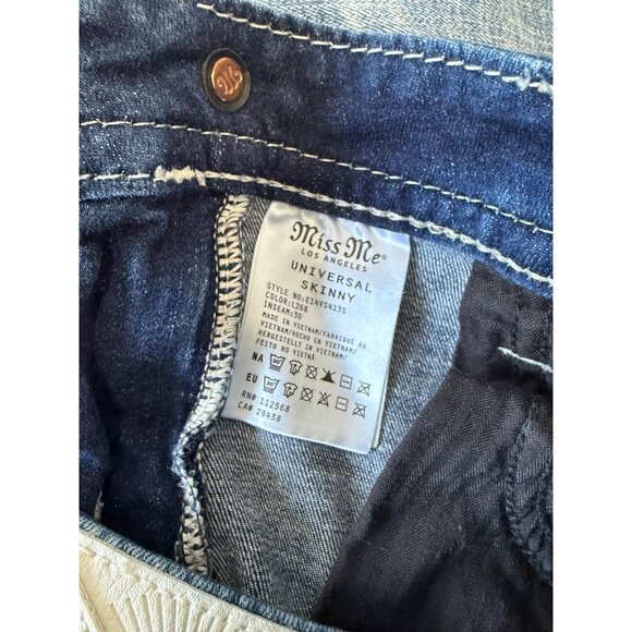 Miss Me Women’s Universal Skinny Stretch Jean, Size 29 - Picture 6 of 11